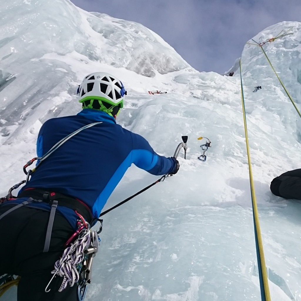 Escalade sur glace